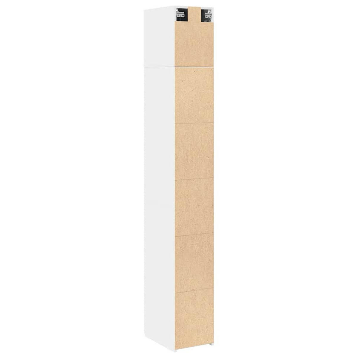 HOCHSCHRANK Schmal Weiss 30/42.5/225 Cm Holzwerkstoff - Weiß, Holzwerkstoff (42.5/225/30cm) - vidaXL