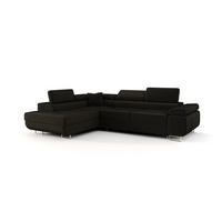 ECKSOFA Monaro Mit Schlaffunktion - Anthrazit, Holzwerkstoff/Textil (275/202cm) - Fun Möbel