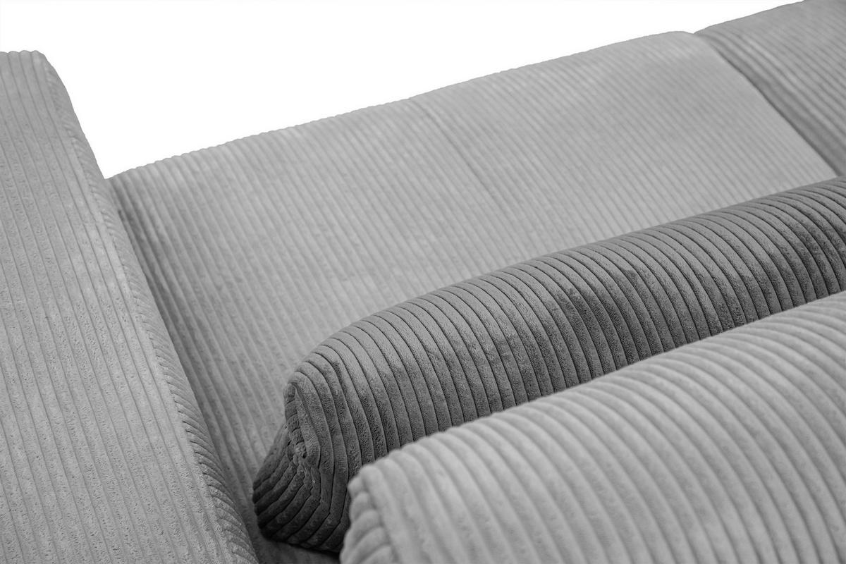 SOFA OLI 3-Sitzer, hellgrau - Hellgrau, Holz/Textil (208/91/108cm) - Courtois Laville
