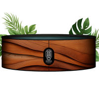 POOL Aufblasbar Maui - Durchmesser 250 cm - 1100 Liter - Motor 2240 W - Für bis zu 6 Personen - Braun, Kunststoff (250/70/70cm) - COCO BAIN