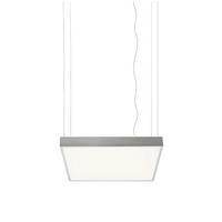 PENDELLEUCHTE STRUCTURAL LED 55x55 gebürstetes Aluminium 48 W - Silberfarben, Metall (30/30/120cm) - Rendl