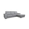 ECKSOFA Nevio In Scala - Hellgrau, Holzwerkstoff/Textil (312/202cm) - Fun Möbel