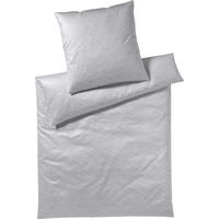 BETTWÄSCHE Vision Quiet grau 80x80+155x200cm - Grau, Textil (155/200cm)