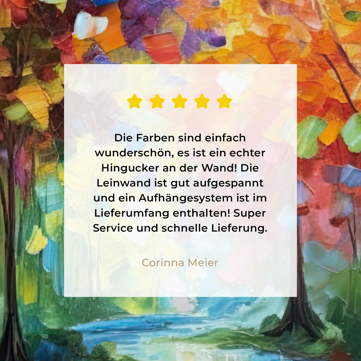 LEINWANDBILD Landschaft - Wald - Farben - Natur 40x30 cm - Multicolor, Textil (40/30cm) - MuchoWow