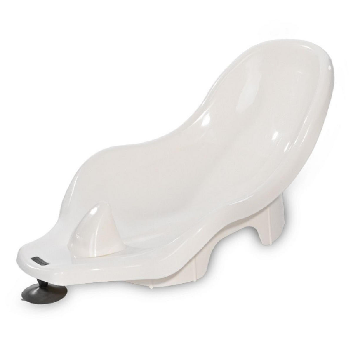 BABYBADEWANNE Set 88 cm mit Ständer weiß Babybadewanne 88 cm Badesitz Badewannenständer Ablauf - Weiß, Kunststoff (41/88cm) - Lorelli