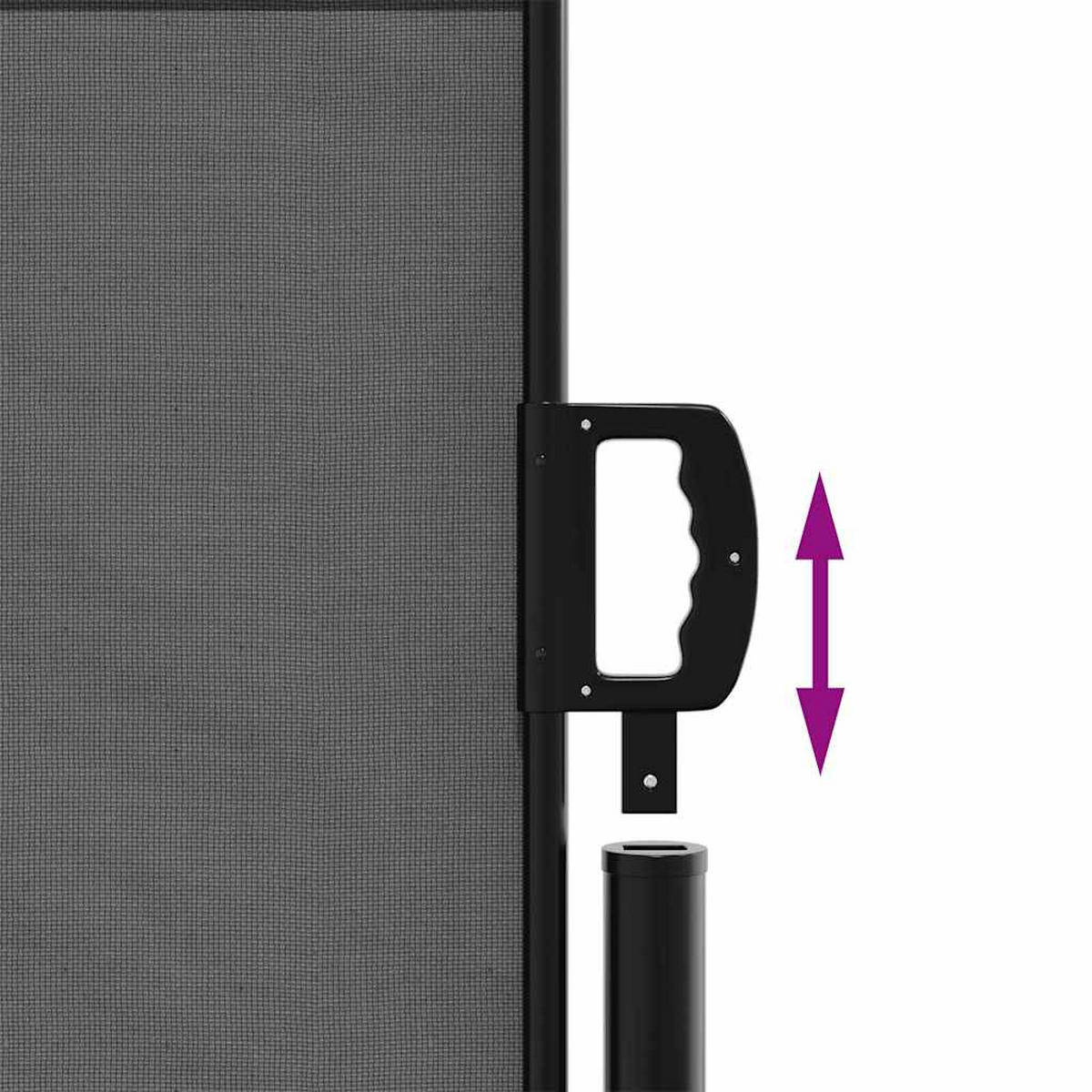 SEITENMARKISE Ausziehbare Anthrazit 117/300 Cm - Anthrazit, Textil (117/300cm) - vidaXL