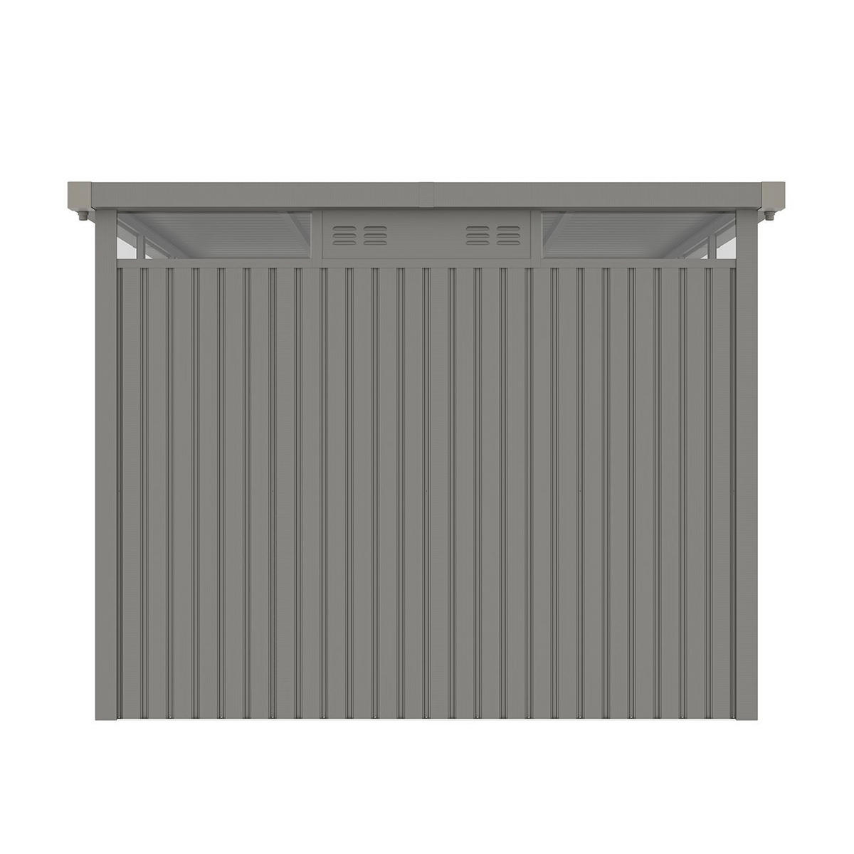GERÄTEHAUS Luzern Pro Taupe - Taupe, Metall (294/222/294cm) - Juskys