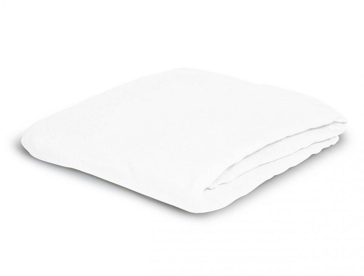 SPANNBETTTUCH VESUV 0012 - Weiß, Textil (190/200cm) - Irisette