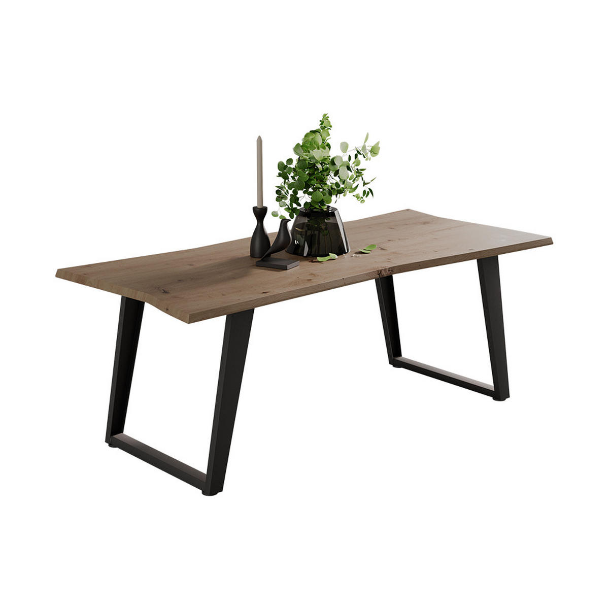 COUCHTISCH Yan Artisan 110 x 50 cm - Hellgrau, Holzwerkstoff (50/110/40cm) - Vicco