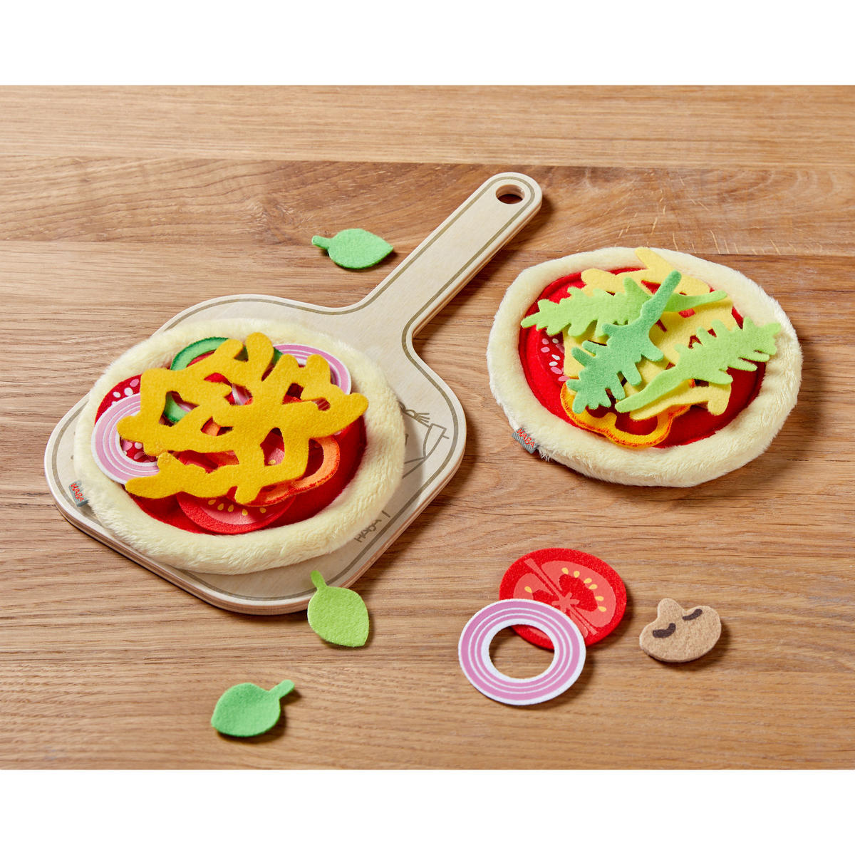 PIZZA-SETMIT Brettchen, ab 3 Jahren - Multicolor, Naturmaterialien (19.6/25.4cm)