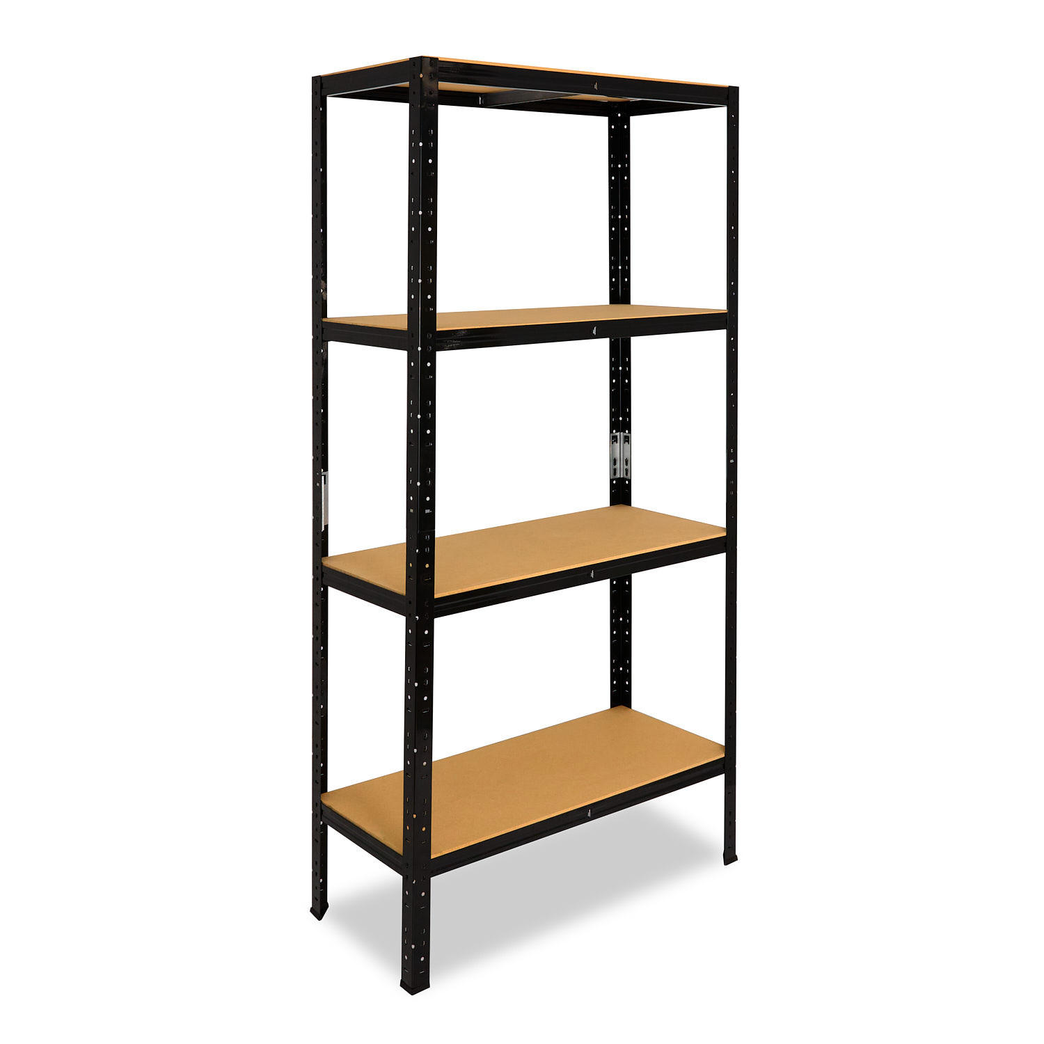 shelfplaza Schwerlastregal Schwarz 75x200x40 cm