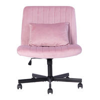 BÜROSTUHL Hellpink - Hellrosa, Metall (21.5/33/25.2cm) - PANGIVO