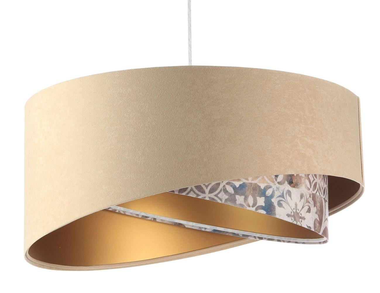 HÄNGELEUCHTE Gold 50/23 cm - Goldfarben, Kunststoff (50/1.3/23cm) - ONZENO