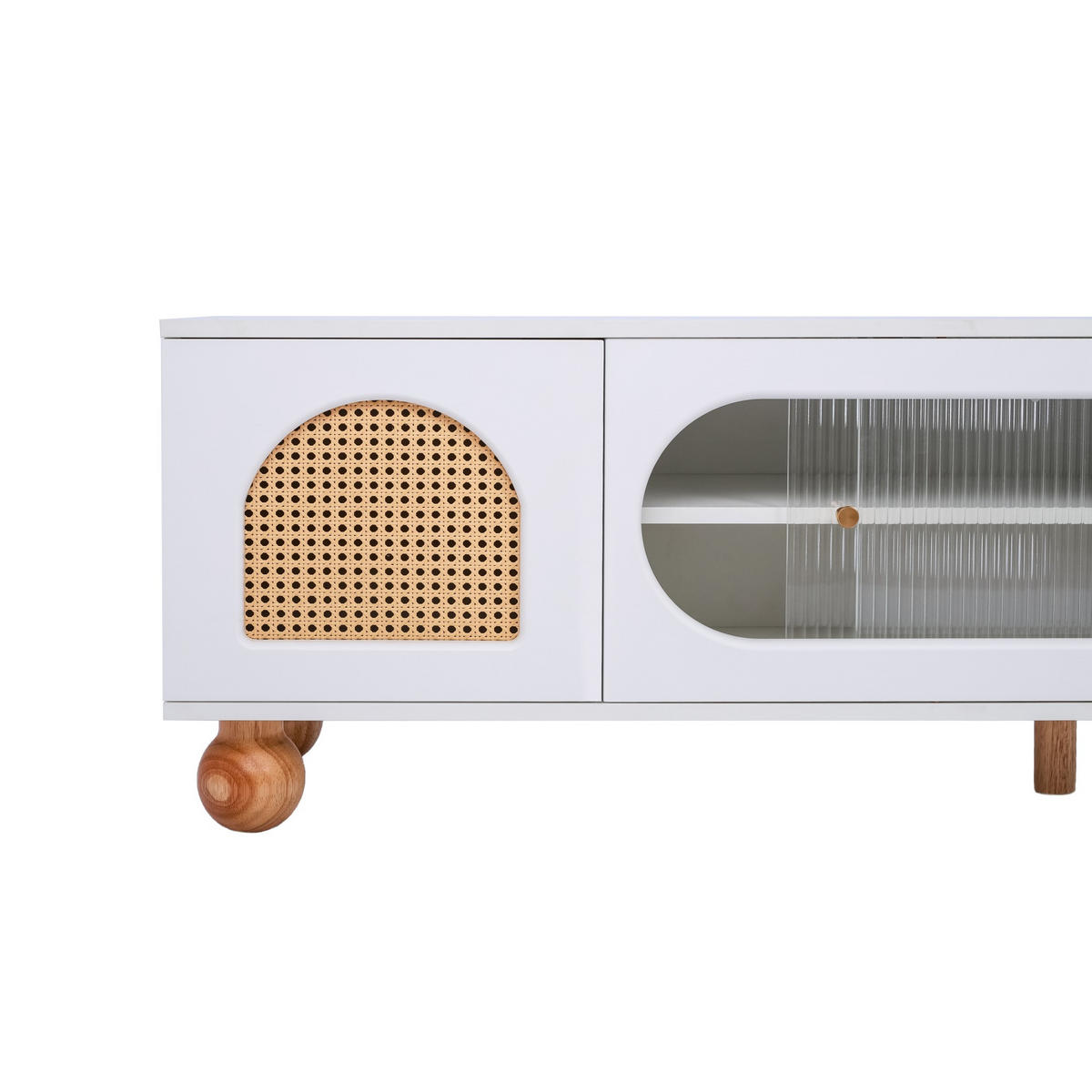 TV-LOWBOARD Weiß 170/47/37 cm - Weiß, Holzwerkstoff/Metall (47/37/170cm) - Urban Meuble