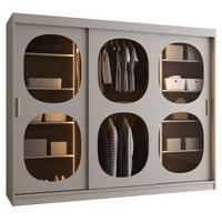 SCHWEBETÜRENSCHRANK 200/250/62 3-türig - Kaschmir, Holz (250/200/62cm) - Abiks Möbel