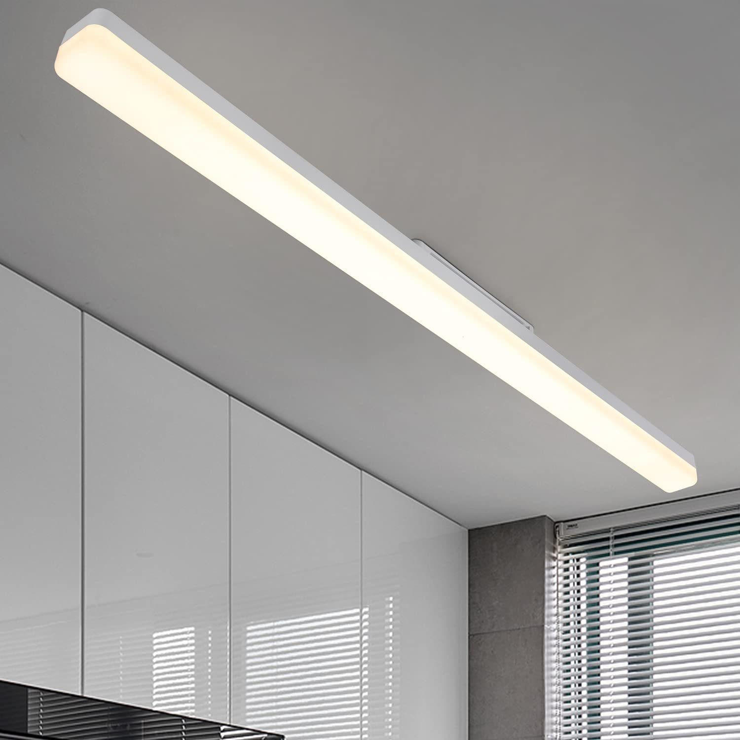LED-DECKENLEUCHTE Ahri 90/4.5/5cm - Weiß, Metall (90/4.5/5cm) - ZMH