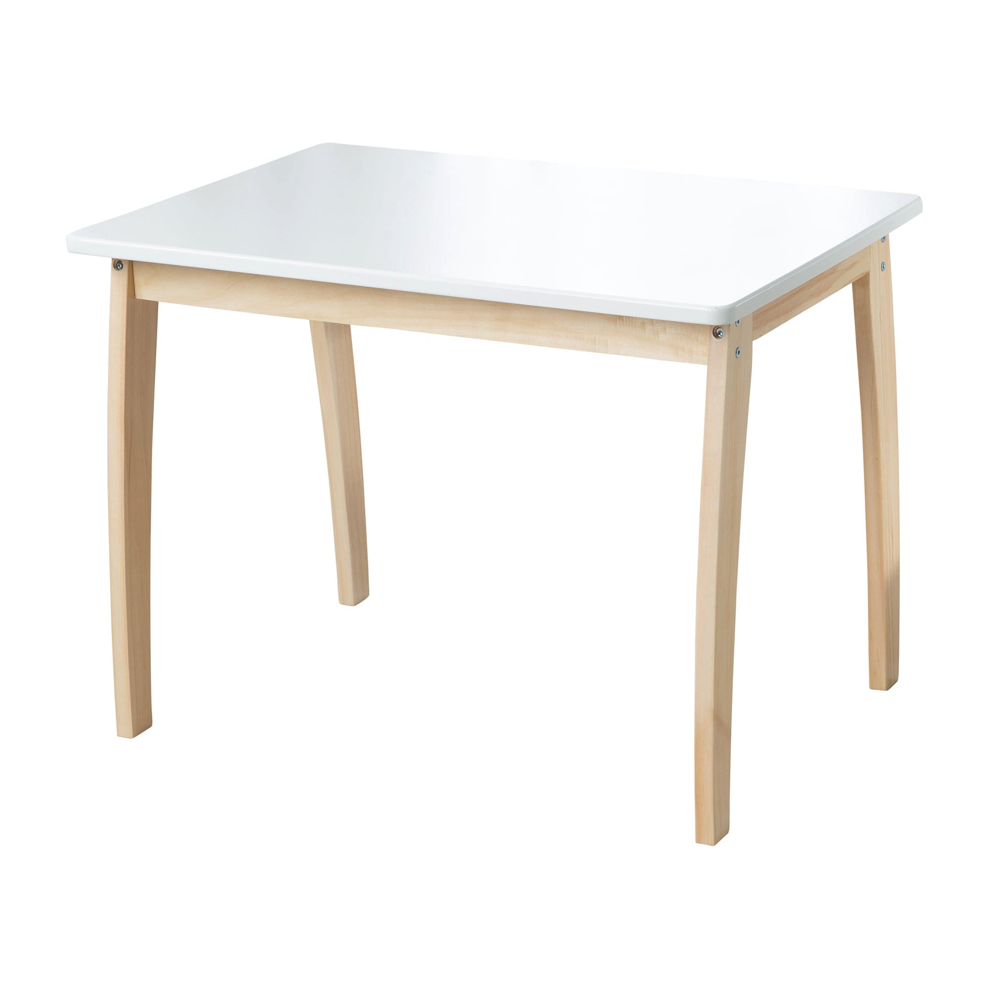 KINDERTISCH - Naturfarben/Weiß, Holzwerkstoff (76/56/52cm) - Roba