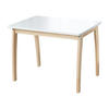 KINDERTISCH - Naturfarben/Weiß, Holzwerkstoff (76/56/52cm) - Roba