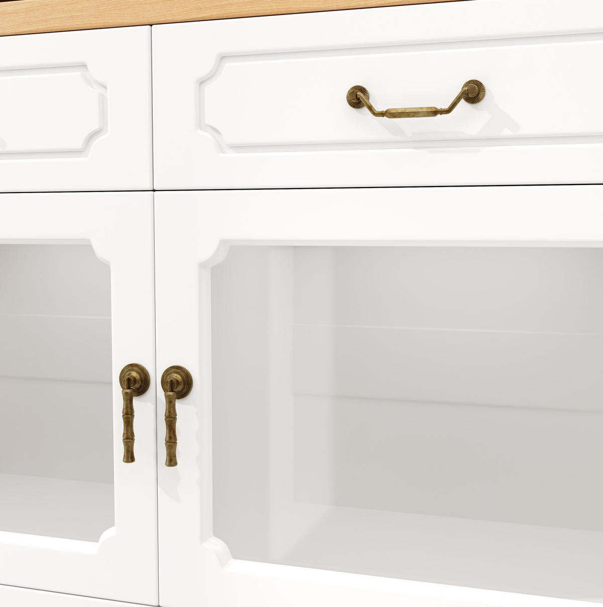 BARTISCH ausziehbar 135-203 x 39 x 92,8 cm MDF Weiß mit LED - Weiß, Holzwerkstoff (39/92.8/203cm) - Meubliv