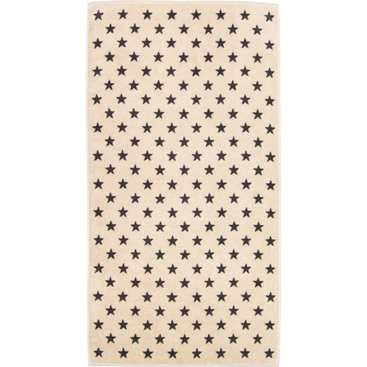 DUSCHTUCH NEW STARS STERNE KLEIN 6261 BEIGE/BASALT - 37 - Grau, Textil (70/140cm) - Cawoe