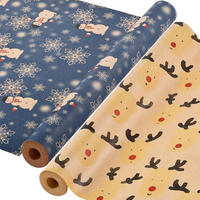 GESCHENKPAPIER 2-teiliges Set 43 cm x 15 m Weihnachten - Multicolor, Papier (43/0.1/1500cm)