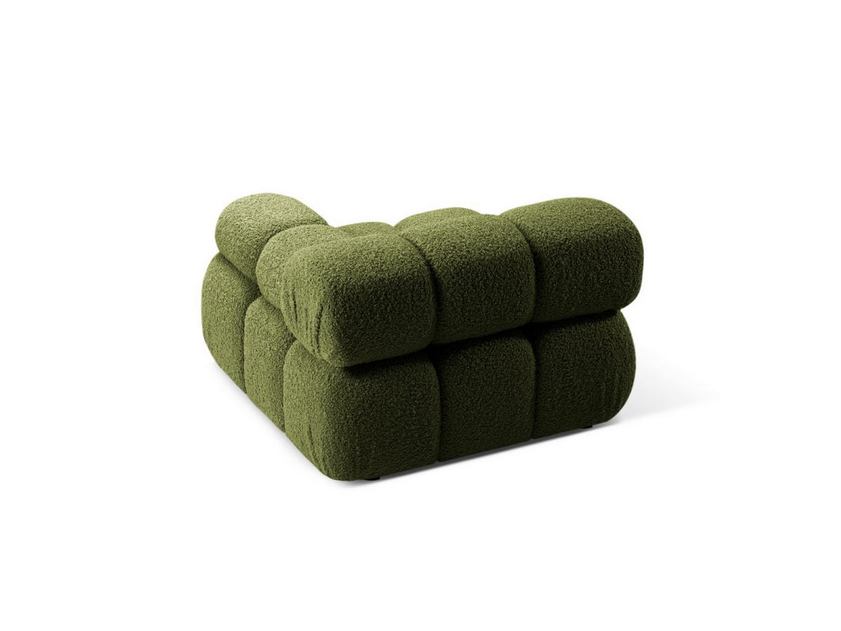 MODUL rechts Bellis aus Boucle grün - Grün, Textil (94/70/94cm) - Micadoni