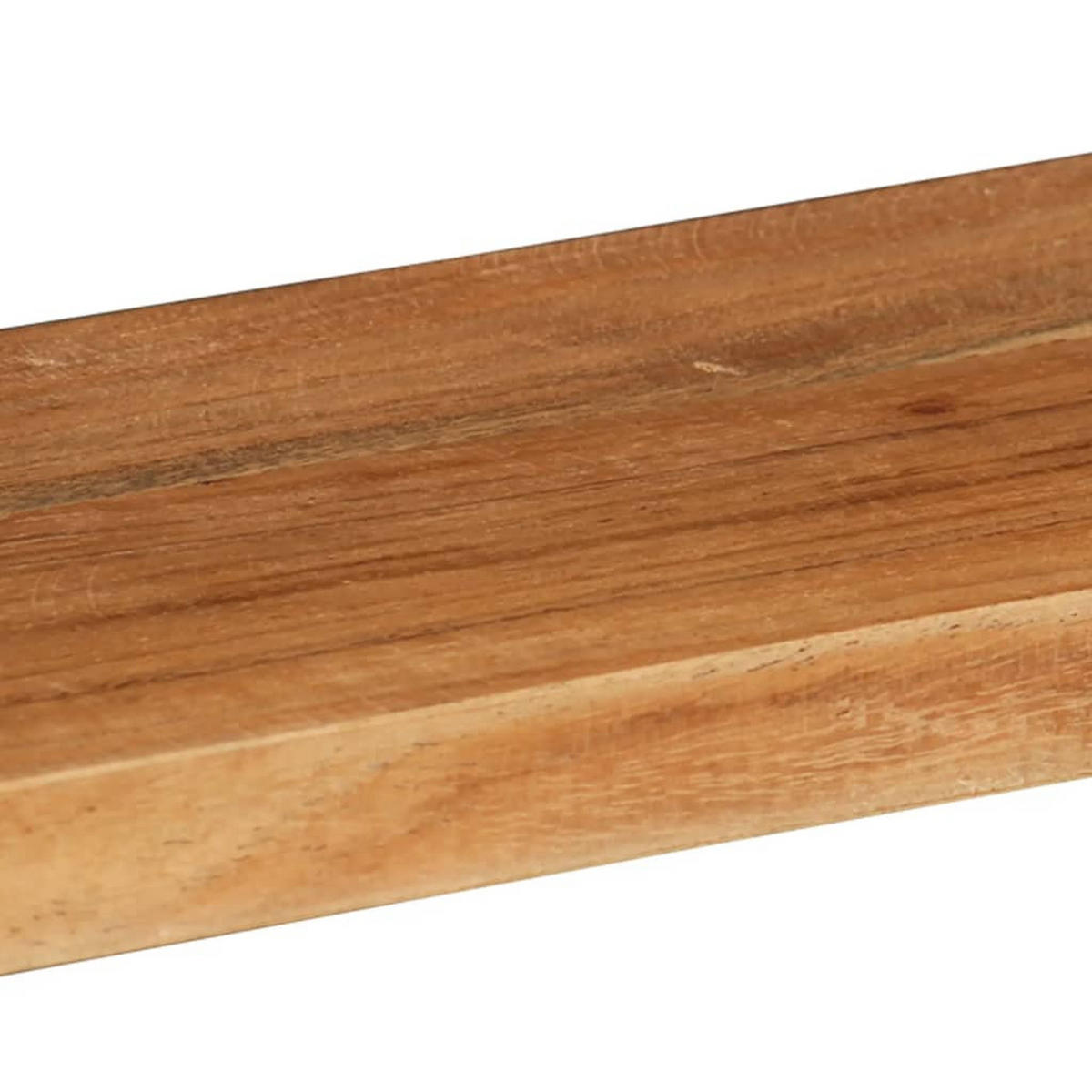 3-TLG. Würfelregal-Set Massivholz Akazie - Braun, Holz (15/25/80cm) - furnicato