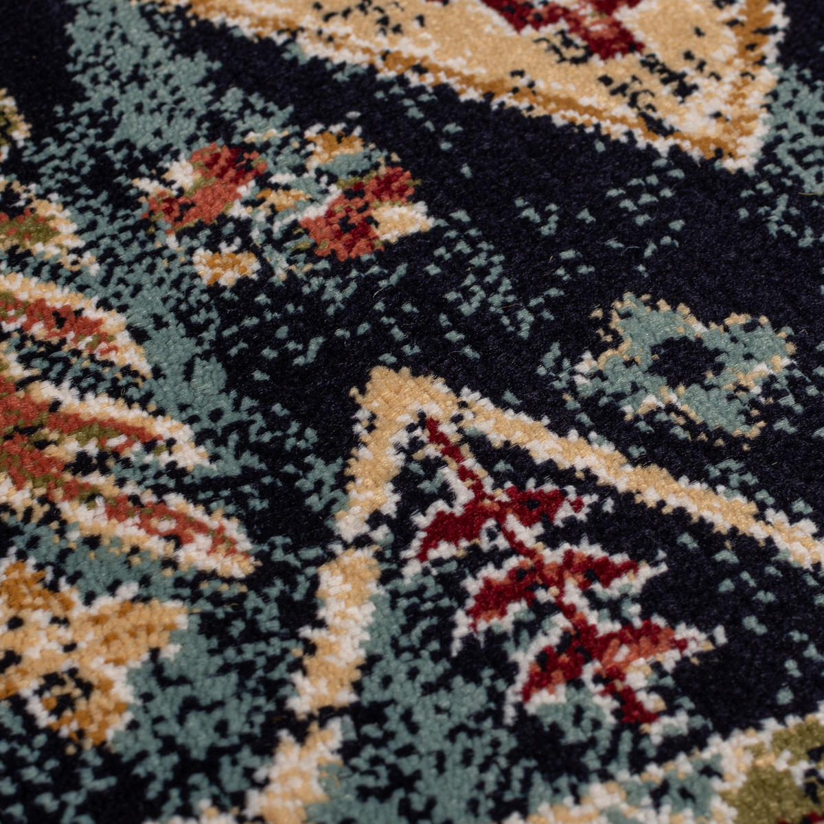 TEPPICH Hochflor GLAZERT in Blau, im Berber-Stil, 60 x 230 cm - Blau, Textil (60/230cm) - KADIMA DESIGN