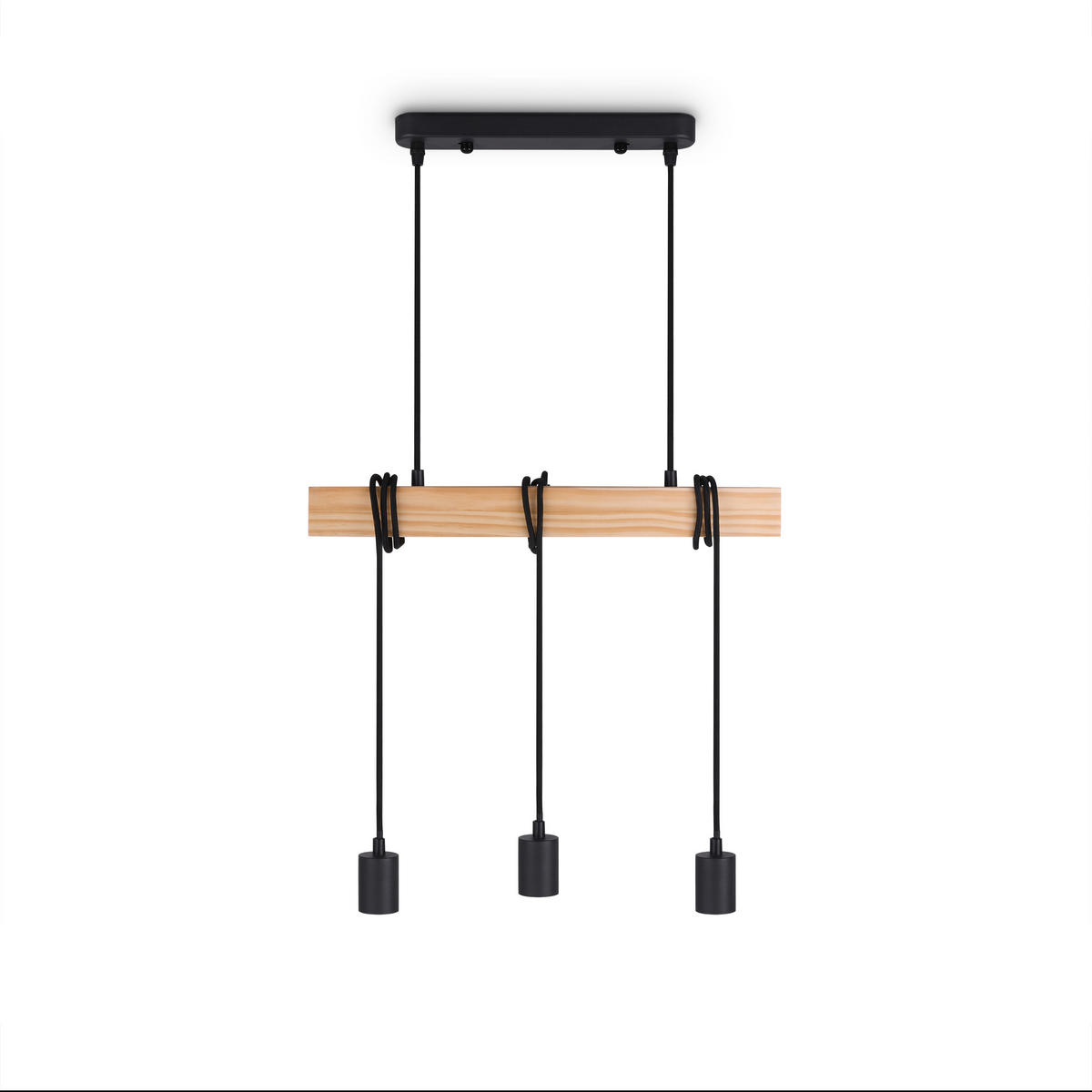 PENDELLEUCHTE Sina - Chromfarben/Weiß, Metall (48/6/5cm) - Paco Home