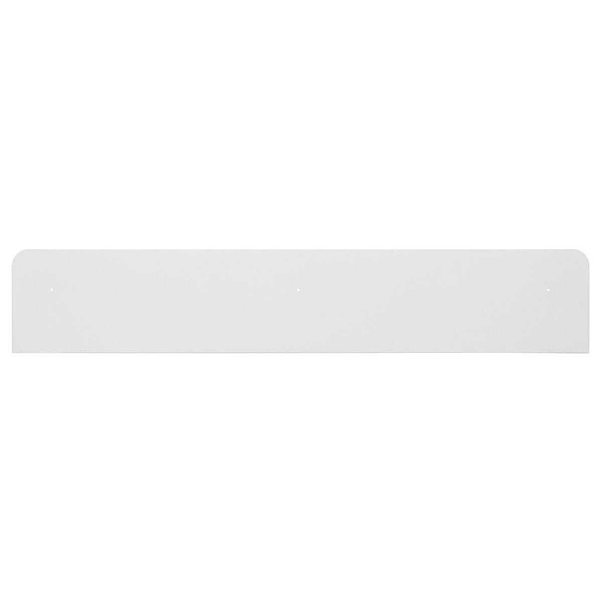WANDBOARD - Eisen - Weiß, Metall (80/15/15cm) - home24