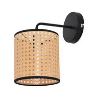 WANDLEUCHTE Southend - Beige/Schwarz, Kunststoff/Metall (16/17/25cm) - lux.pro