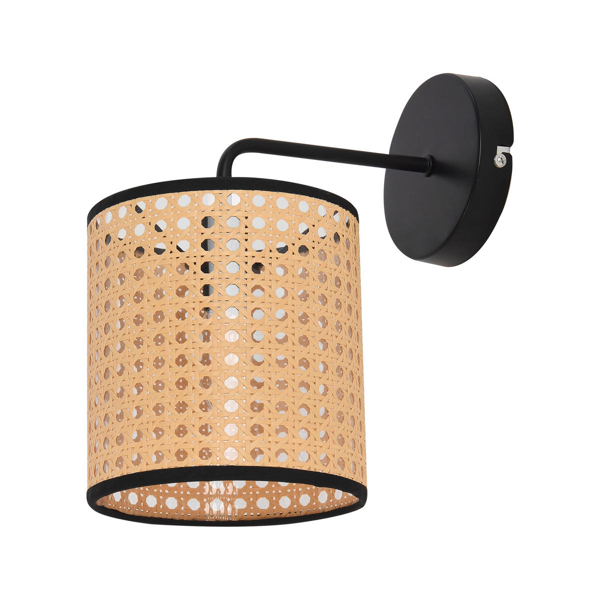 WANDLEUCHTE-SET 3 TLG. Southend - Beige/Schwarz, Kunststoff/Metall (25/16/17cm) - lux.pro