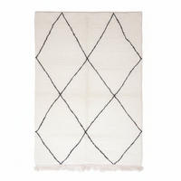 BERBERTEPPICH aus reiner Wolle 204x 304 cm - Weiß, Naturmaterialien (204/304cm) - AFK Living