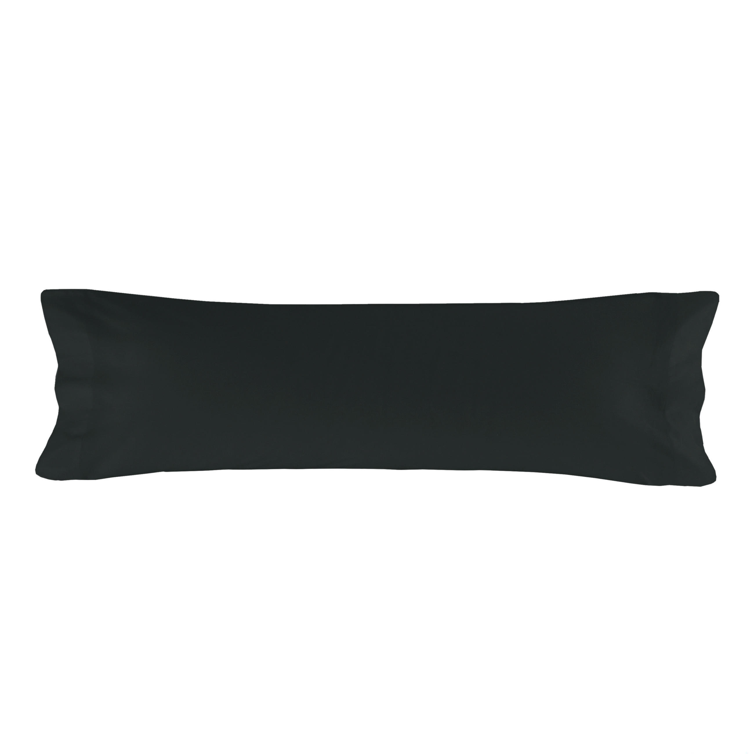 KISSENBEZUG basic 45x125 cm schwarz - Schwarz, Textil (45/125cm) - Happy Friday