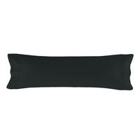 KISSENBEZUG basic 45x125 cm schwarz - Schwarz, Textil (45/125cm) - Happy Friday