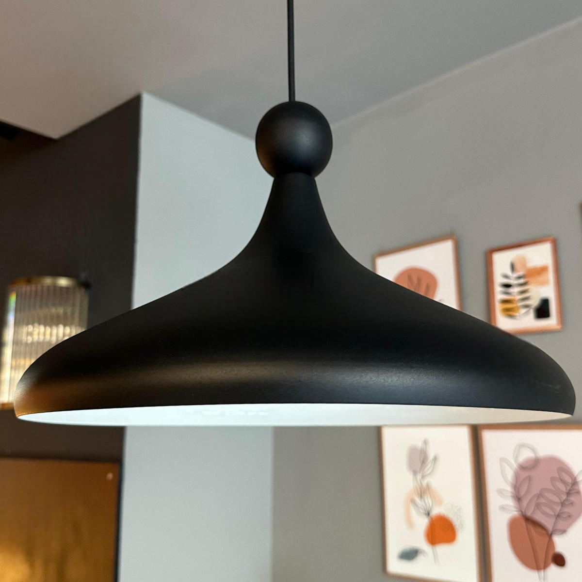 PENDELLECUHTE Noirum - Schwarz, Metall (35/35/20cm) - Bamyum