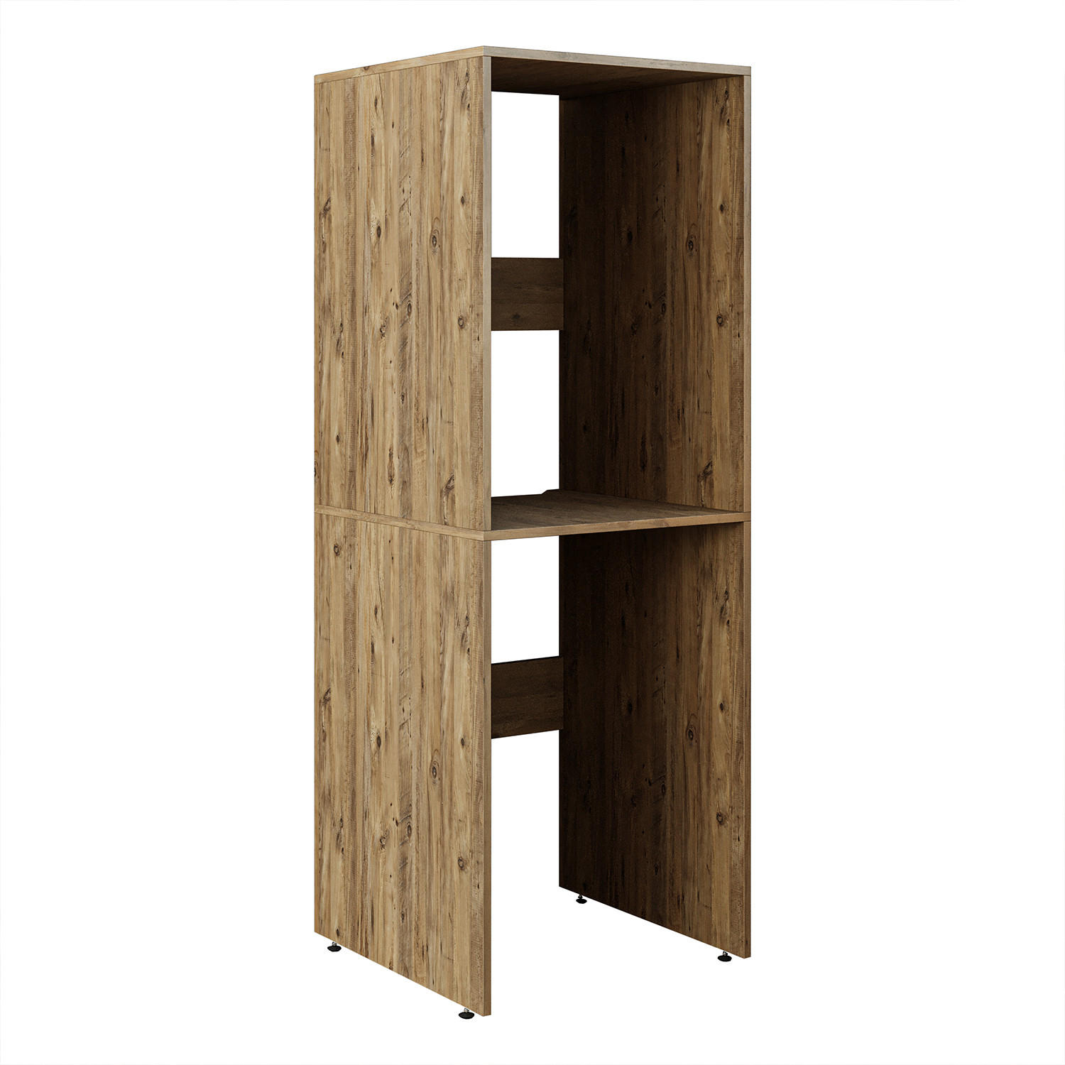 WASCHMASCHINENSCHRANK DUO-II 67cm Breit, 176cm Hoch - Eichefarben, Holzwerkstoff (67/176/65cm)