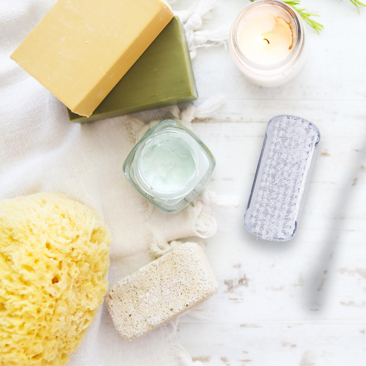 8XKARTÁČEK na nehty - různobarevná, plast (8.5/3.5/3.5cm) - Relaxdays