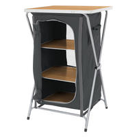 CAMPINGSCHRANK - Grau, Metall (60/53/97.5cm) - ECD-Germany