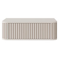 NACHTKONSOLE Ovarlo Greige 63 cm - Taupe, Holzwerkstoff (63.2/20.4/38cm) - Selsey