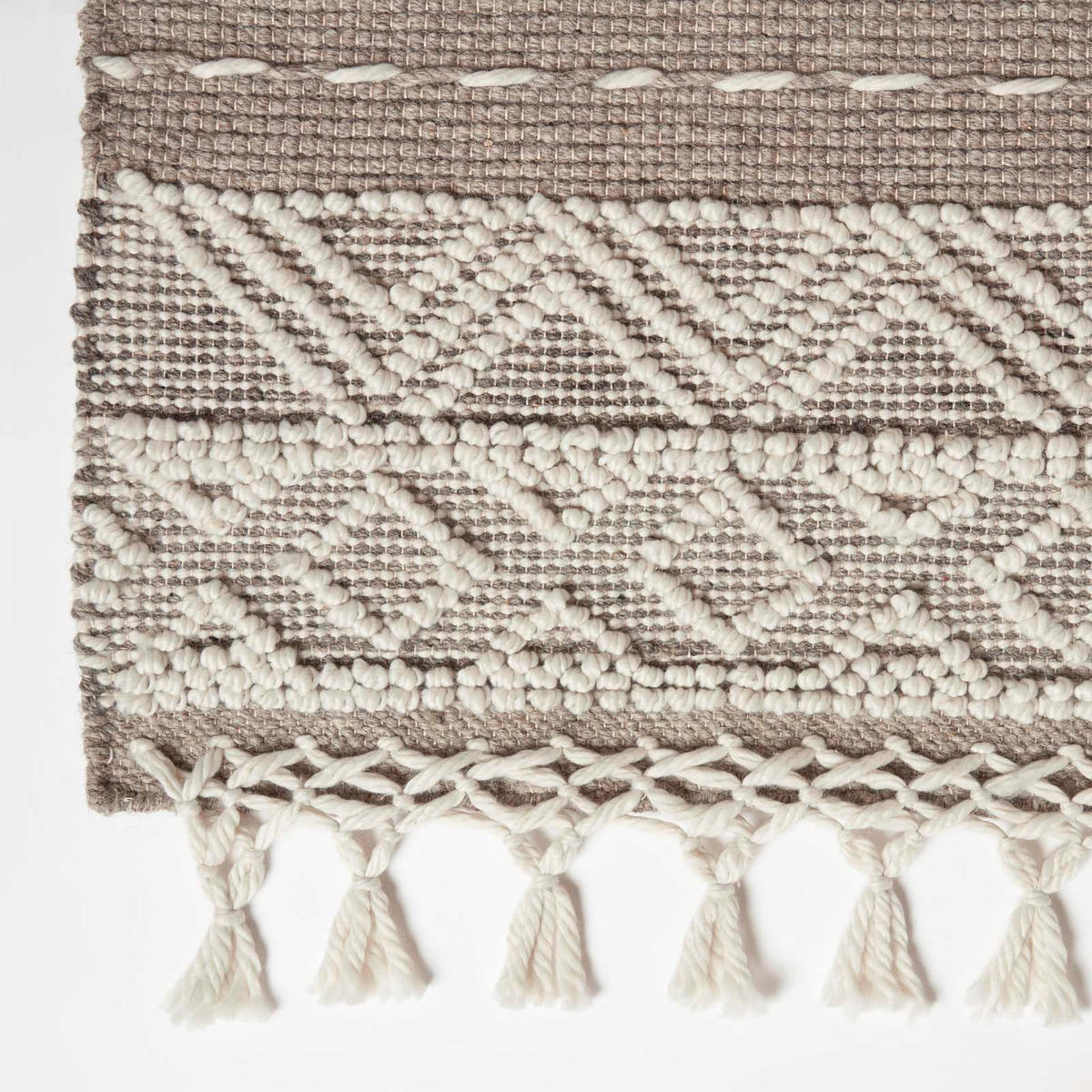 KELIM-TEPPICHLÄUFER Patna 66/200 cm - Beige, Textil (66/200cm) - Homescapes