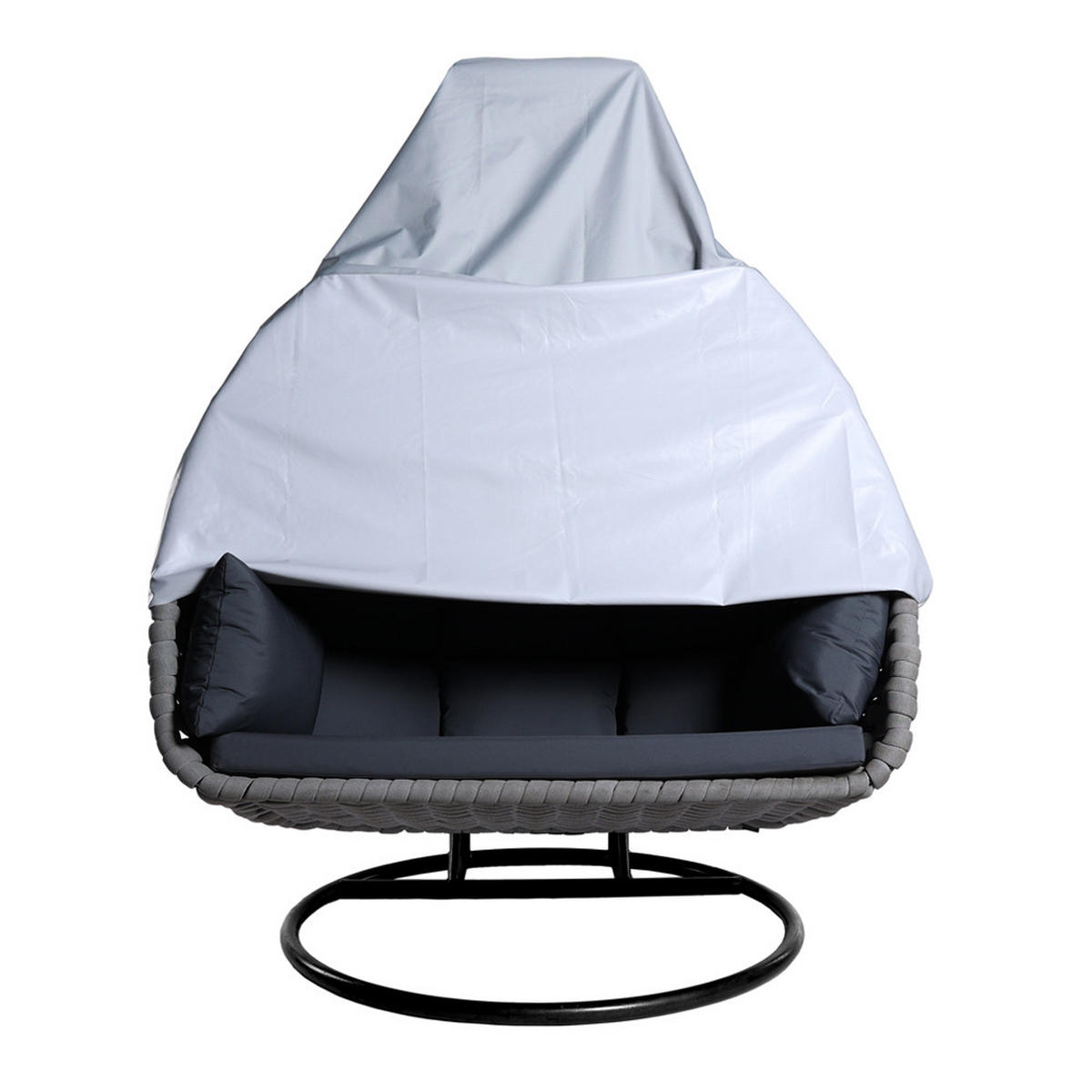 REGENABDECKUNG CAPE CADEIRA Hellgrau - 2-Sitzer - Hellgrau, Kunststoff (210/240/210cm)