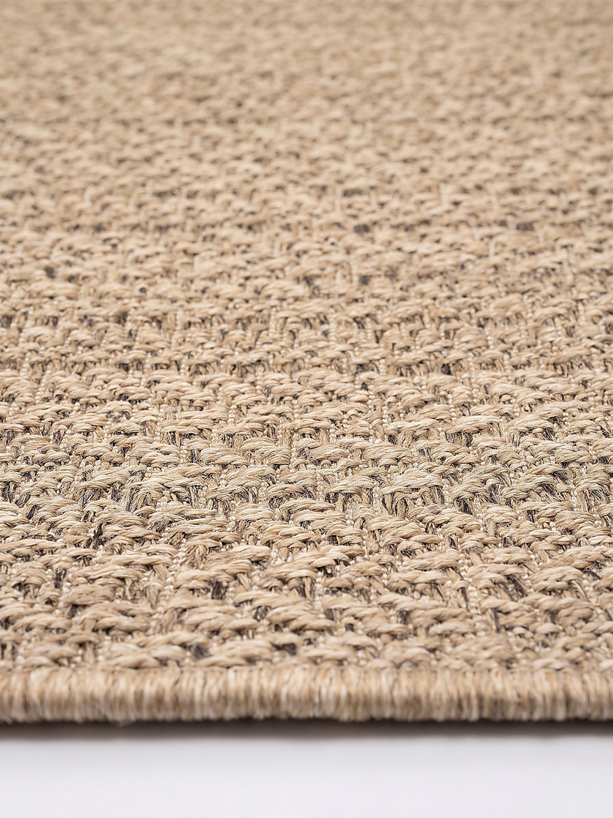 FLACHWEBTEPPICH Bordüre CORDEV Polypropylen Natur 140 x 200 cm - Beige, Textil (140/200cm) - KADIMA DESIGN
