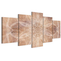 LEINWANDBILD Boho 5-tlg. 200x100 cm - Multicolor, Holz (200/100cm) - LUMASOUL
