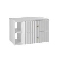 WASCHTISCHUNTERSCHRANK 80.6cm Izae Weiß - Weiß, Holzwerkstoff (80.6/52.2/46.5cm) - Petits-meubles