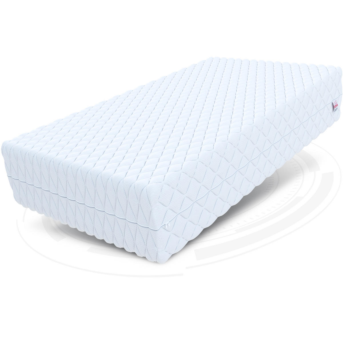 KALTSCHAUMMATRATZE Selectmaxdouble H3 H4 24 cm - Weiß, Textil (140/200cm) - FDM