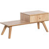 SITZBANK MIT SCHUBLADE NATURE - Eichefarben, Holzwerkstoff (100/43/40cm) - Vox Möbel