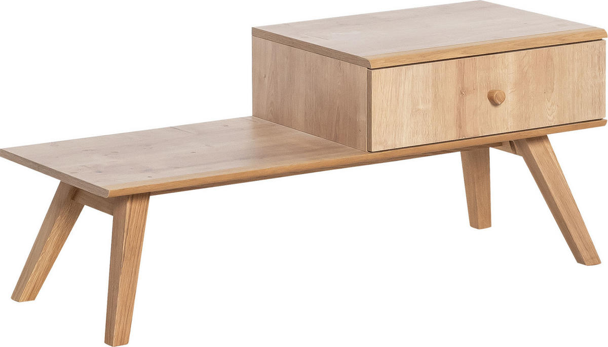 SITZBANK MIT SCHUBLADE NATURE - Eichefarben, Holzwerkstoff (100/43/40cm) - Vox Möbel