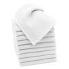 SEIFTÜCHER, 10er-Set, 30x30 cm, 100% Baumwolle, Weiß - Weiß, Textil (30/30cm) - Zollner
