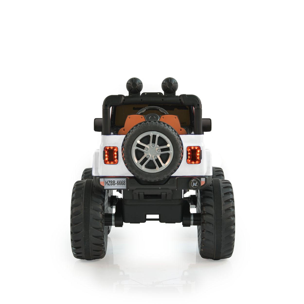 Thumbnail - Moni Elektroauto, Weiß, Kunststoff, 80x92x118 cm, unisex, Spielzeug, Kinderspielzeug, Kinderautos & Elektro-Kinderautos